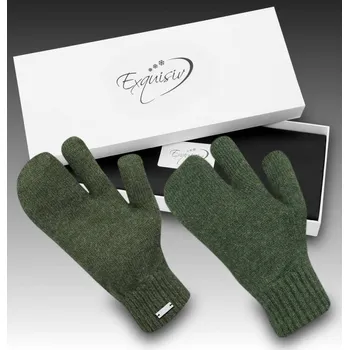 Pracovní rukavice MIRO GLOVES Rukavice Miro Subzero Tříprsté v dárkovém balení, barva: zelená, velikost: M