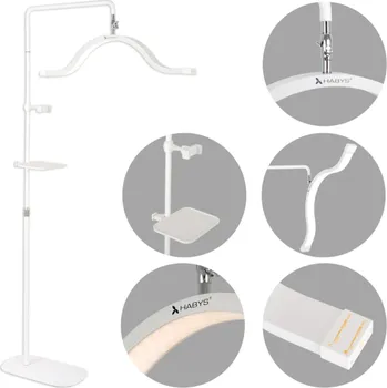 Stojací lampa Habys Kosmetická lampa Vena Light Barva: Bílá