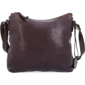 NOELIA BOLGER menší kožená dámská crossbody kabelka hnědá NB 2400 BROWN