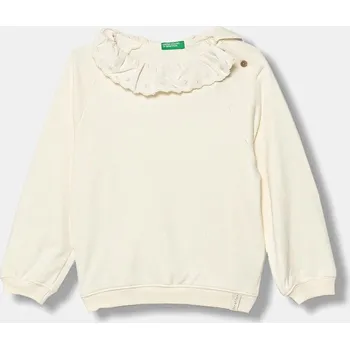 Chlapecká mikina Dětská mikina United Colors of Benetton 345ZG10LG.P.Seasonal béžová 02X, vel. 116