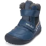 D.D.STEP chlapecká zimní obuv BAREFOOT W063-52415M tmavě modrá 25