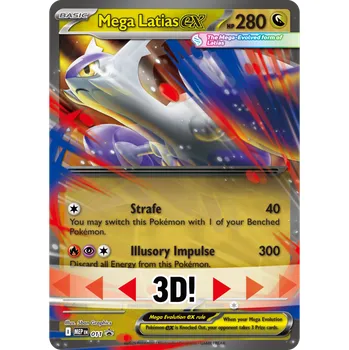 Sběratelská karetní hra Pokémon Pokémon TCG: Jumbo / Oversized Mega Latias Ex (MEP 011)