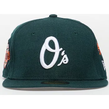 Kšiltovka Kšiltovka New Era 59FIFTY MLB Img Seasonal Aoe Baltimore Orioles Dark Green 7 1/8
