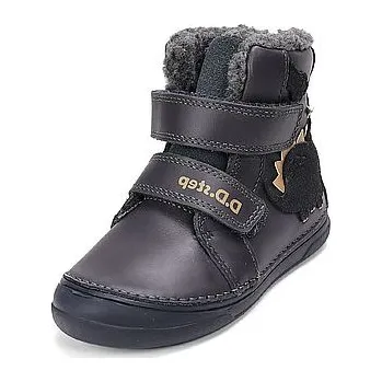 Chlapecká zimní obuv D.D.STEP chlapecká zimní obuv W078-52785AM tmavě modrá 26