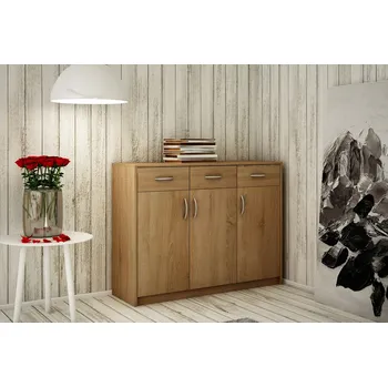 Nábytek CASARREDO ANES komoda 3D3S, dub sonoma