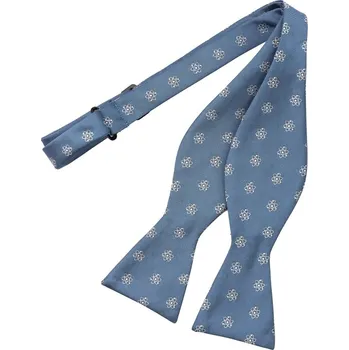 Motýlek Bubibubi Modrošedý vázací motýlek s atomy