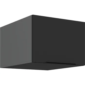 Kuchyňská skříňka 50 NAGU-36 1F, Horní kuchyňská skříňka o hloubce 57 cm, Aria černá/antracit