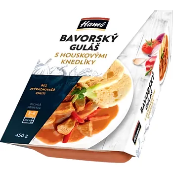 Hotové jídlo Hamé Bavorský guláš s knedlíkem 450g