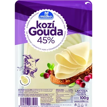 Milko Kozí gouda plátky 100g