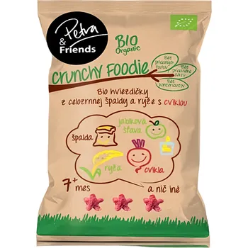 Dětská výživa Petra & Friends BIO Špaldové hvězdičky s rýží a řepou 30g