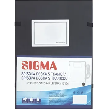 Sigma Desky s tkanicí černé 10ks