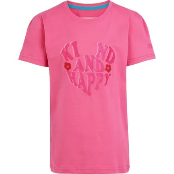 Chlapecké tričko Dětské triko Regatta Bosley VII Dětská velikost: 135-140 / Barva: růžová