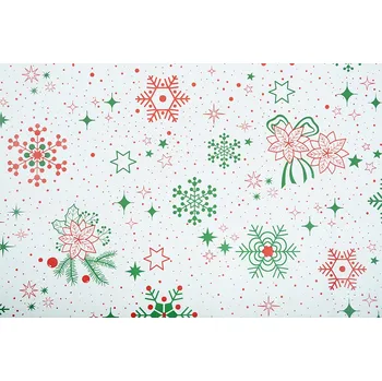 ubrus PVC ubrus VÁNOČNÍ KOUZLO červený 120x140 cm