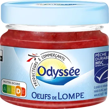 konzervovaná ryba Odyssée Kaviár z hranáče červený 80g