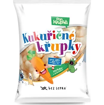 Pan Křupka Křupky kukuřičné mrkev a ananas, od 12. měsíce 40g