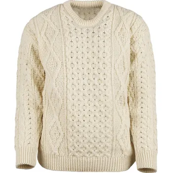 Dívčí mikina Vlnka Dámský vlněný svetr s kulatým výstřihem přírodní velikost oblečení XXL