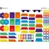 ostatní stavebnice Connetix Magnetic Tiles Rainbow 212 dílků