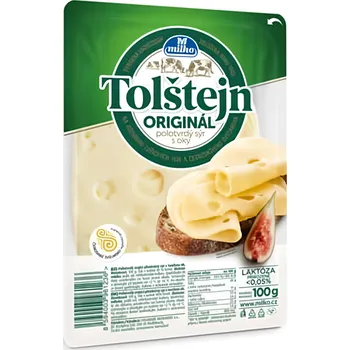 Milko Tolštejn 45% plátky 100g