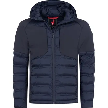 HÖHENHORN Pánská prošívaná bunda se softshellem HOHENHORN Cerces Barva: Modrá, Velikost: 3XL