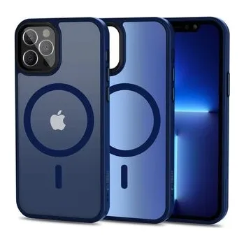 Etui Tech-Protect MagMat MagSafe na iPhone 12 / 12 Pro - granatowy mat