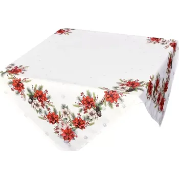 Vánoční dekorace Vánoční ubrus Vánoční Hvězda 40x140 cm