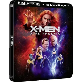 Blu-ray film X-Men: Dark Phoenix - 4K UHD Blu-ray Steelbook + lentikulární magnet