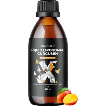 Doplněk stravy BrainMax Liquid Liposomal Curcumin, Mango, 200 mg, 250 ml