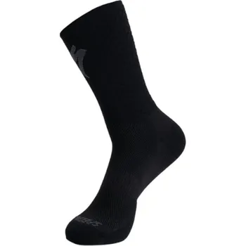Pánské ponožky Ponožky Specialized Knit Tall black/silver Barva: černá, Velikost: XL