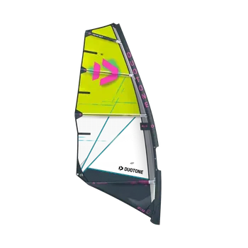 Windsurfing plachta DUOTONE Super_Hero SLS 4.7 yellow/grey/clear one size One Size