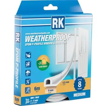 Zárubeň RAKENNUSKEMIA OY Páska těsnící, voděodolná EPDM P, RK bílá 6 m
