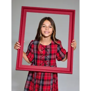 Dívčí šaty Sinsay - Šaty babydoll - červená - YN037-33X - YN037-33X-152