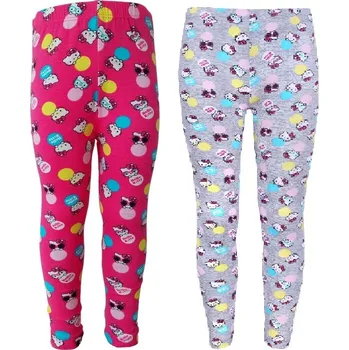 Dívčí legíny Eplusm Dívčí legíny HELLO KITTY všude Šedá, Velikost: 128 128