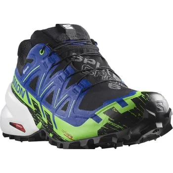 Dámská sportovní obuv Salomon Spikecross 6 GTX L47268700 - black/surf the web/green gecko 40