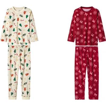 lupilu® Dívčí vánoční velurové pyžamo