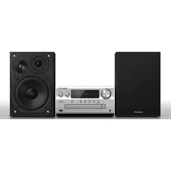 Hi-Fi systém Panasonic SC-PMX802 stříbrná+ lepší značkový reprokabel 2x1.5mm2, délka 2x 2m Akční set