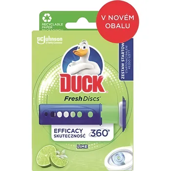 WC čistič Duck Fresh Disc Lime WC čistič