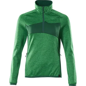 Pánská mikina MASCOT® Fleecová mikina s polovičním zipem Travnatě zelená/Zelená Velikost: 5XL