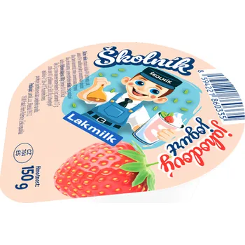 Lakmilk Školník jogurt jahoda 150g