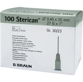 Injekční stříkačka B. BRAUN Sterican Injekční Jehly Luer Šedá 27G (0,4x25mm) 100ks