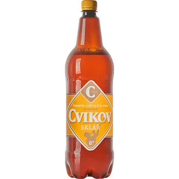 Pivo Cvikov Sklář 8° pivo PET 1.5l