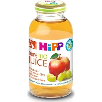 Voda HiPP BIO dětská ovocná šťáva jablečno - hroznová 200ml