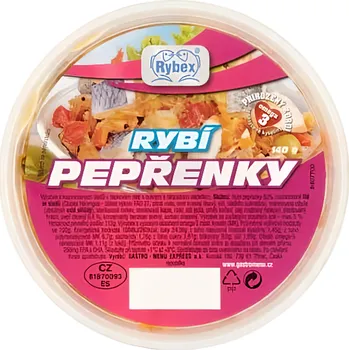 Rybex Rybí pepřenky 140g