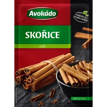 Koření Avokádo Skořice celá 5 x 3ks 95g