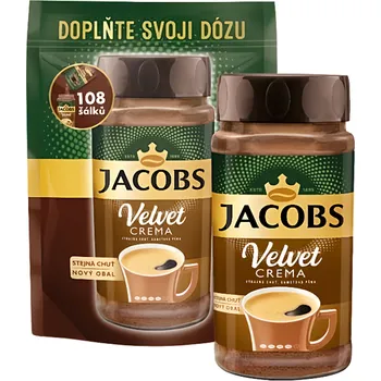 Káva Jacobs Jacobs Velvet instantní káva výhodné balení