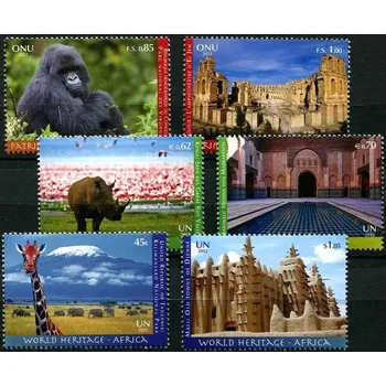 Poštovní známka (2012) ** - OSN - Afrika