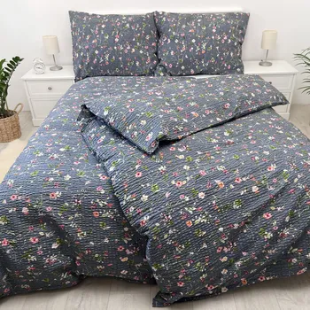 Povlečení Francouzské krepové povlečení Rea Zapínání: zip, Velikost polštáře: 2x50x70, Velikost přikrývky: 260x200 Šev uprostřed