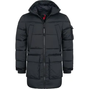 Pánský kabát HÖHENHORN Hochthron Černá XXXL