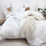 Francouzské krepové povlečení Vrba Zapínání: zip, Velikost polštáře: 2x50x70, Velikost přikrývky: 220x200 Šev uprostřed