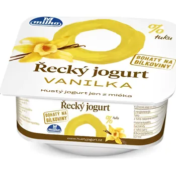 Milko Řecký jogurt 0% vanilka 140g