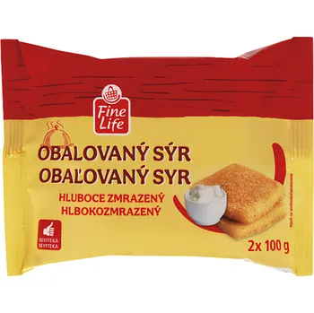 Fine Life Obalovaný sýr mraž. 2 x 100 g 200g